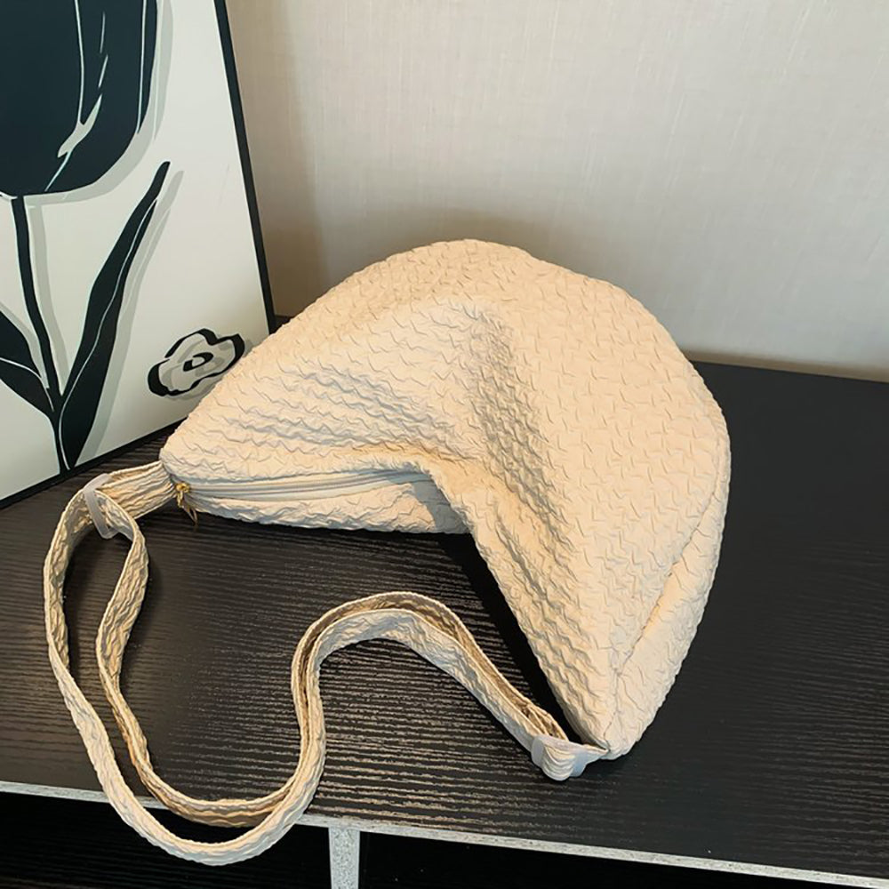 Textured Hobo Bag