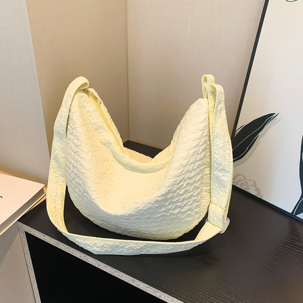 Textured Hobo Bag