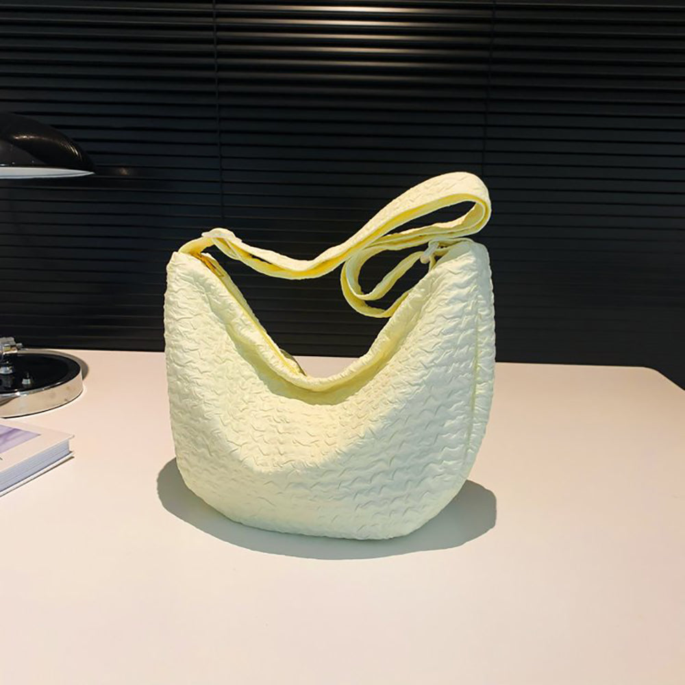 Textured Hobo Bag