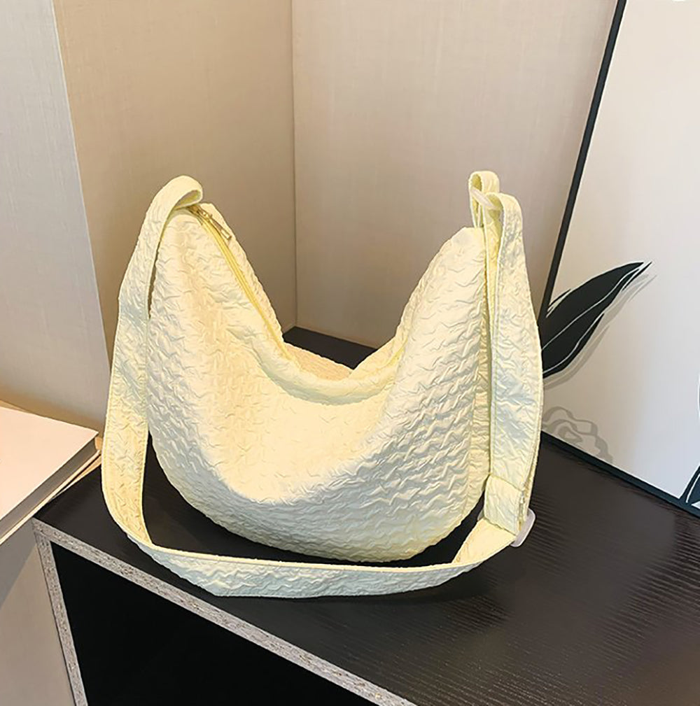 Textured Hobo Bag