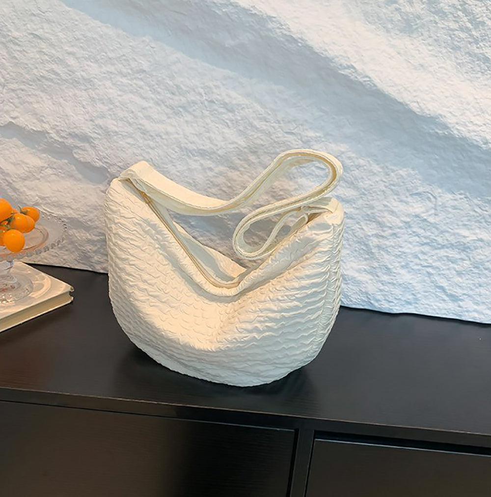 Textured Hobo Bag