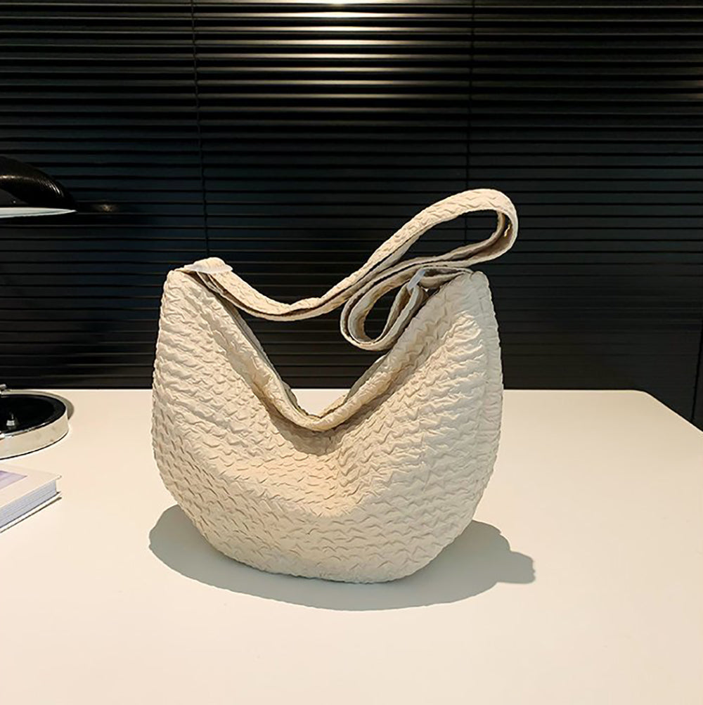 Textured Hobo Bag