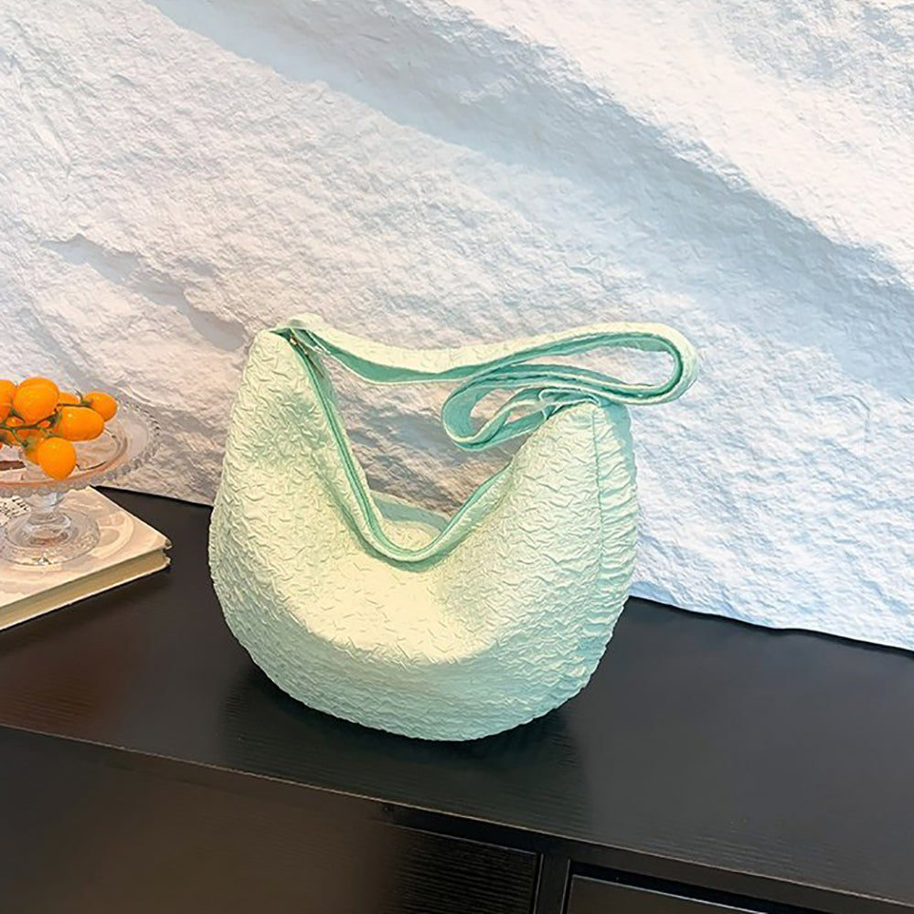 Textured Hobo Bag