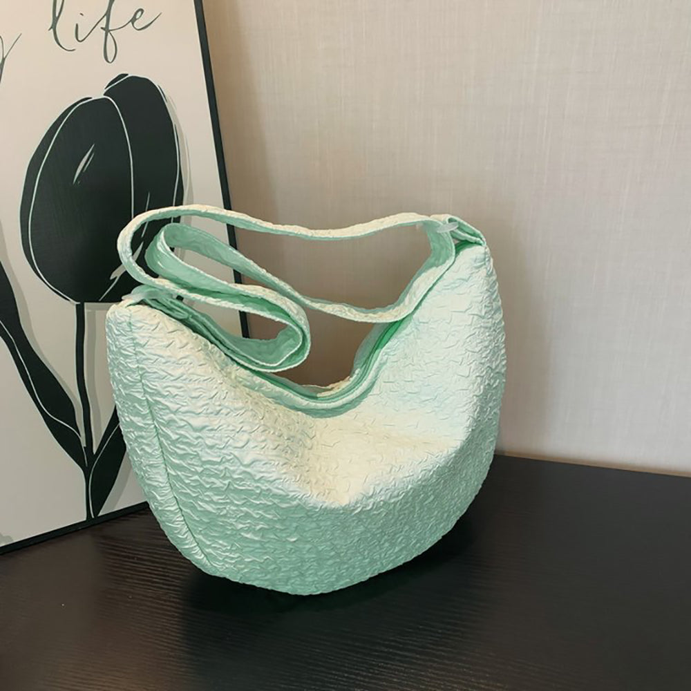 Textured Hobo Bag