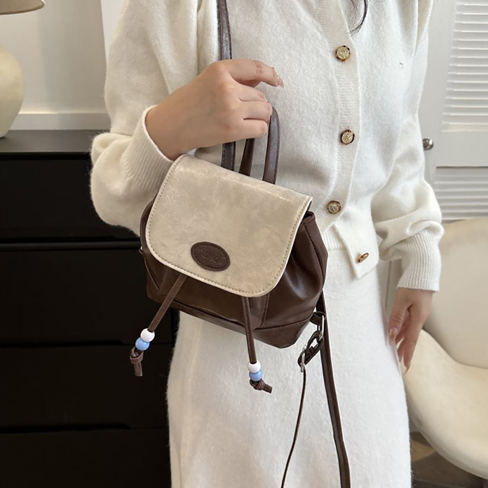PU Structured Shoulder Bag