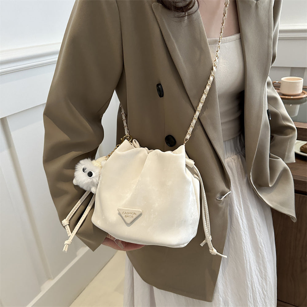 Handheld Bag with Applique