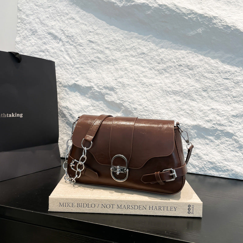 PU Structured Shoulder Bag