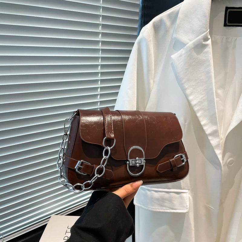 PU Structured Shoulder Bag