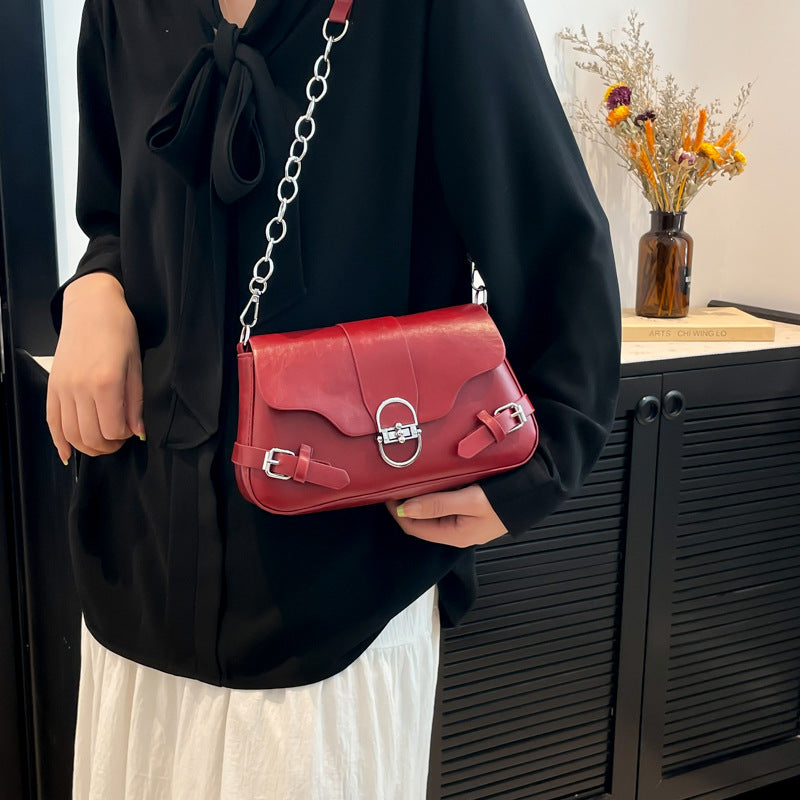 PU Structured Shoulder Bag