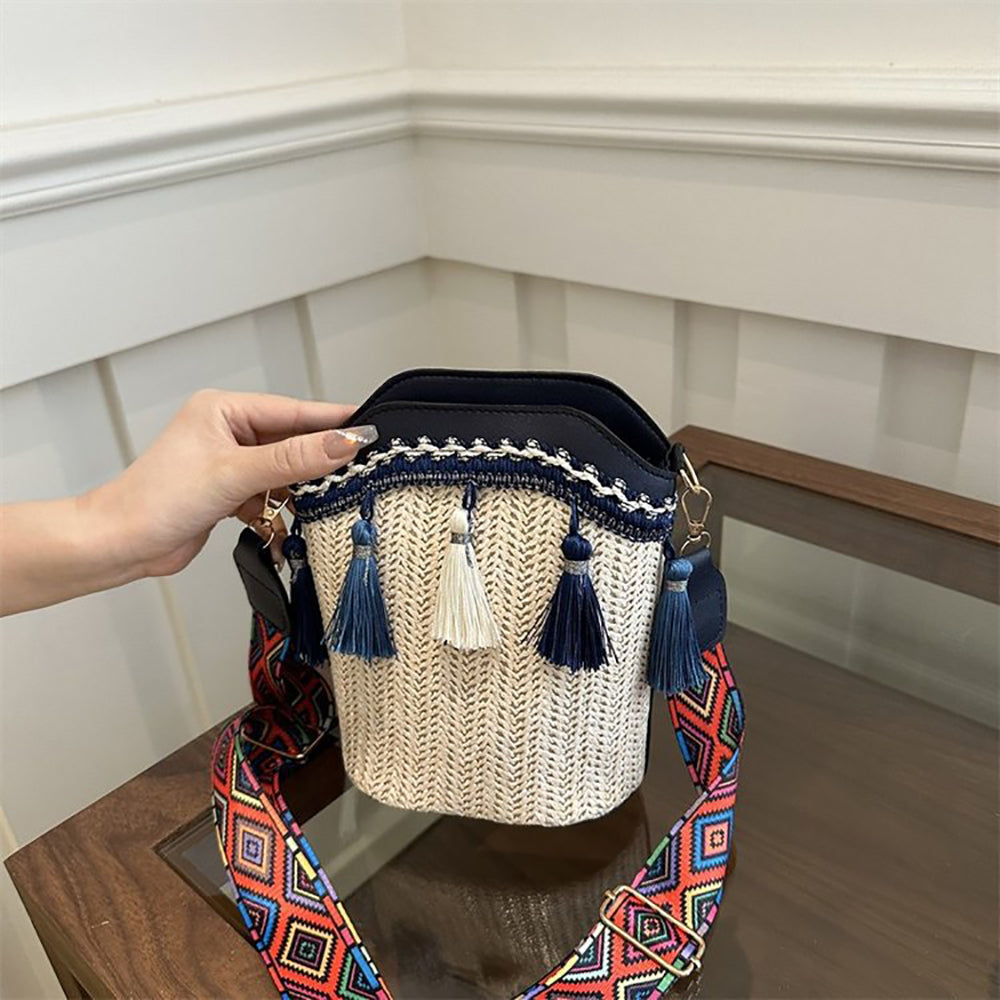 Bucket Sling Bag with Applique