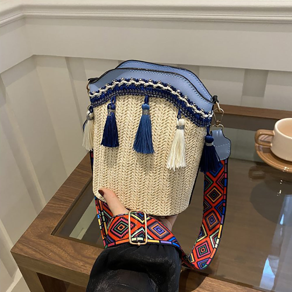 Bucket Sling Bag with Applique