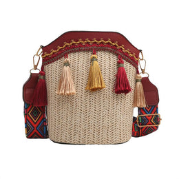 Bucket Sling Bag with Applique