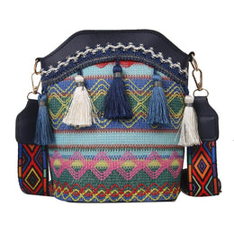 Printed PU Bucket Handheld Bag