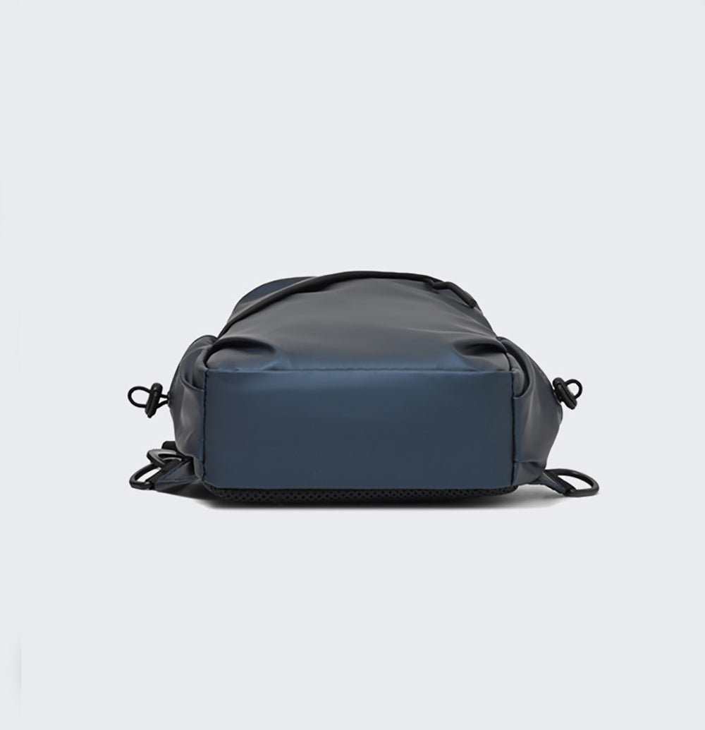 Blue Solid Crossbody Sling Bag