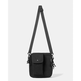 Black Solid One Handle Sling Bag