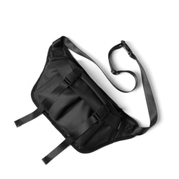 Black Solid One Handle Hobo Bag