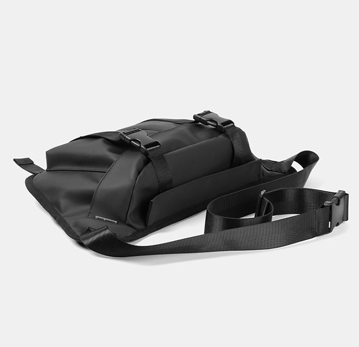 Black Solid One Handle Hobo Bag