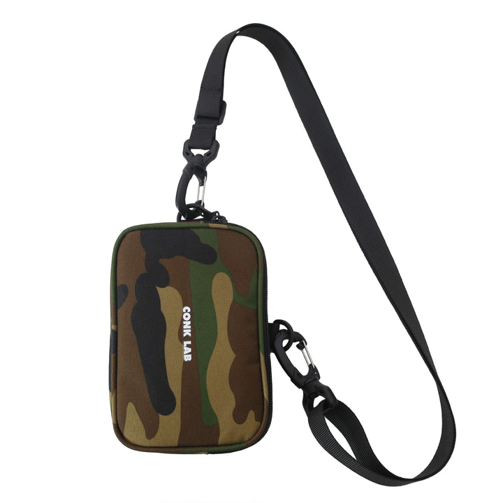 Green Solid Crossbody Sling Bag