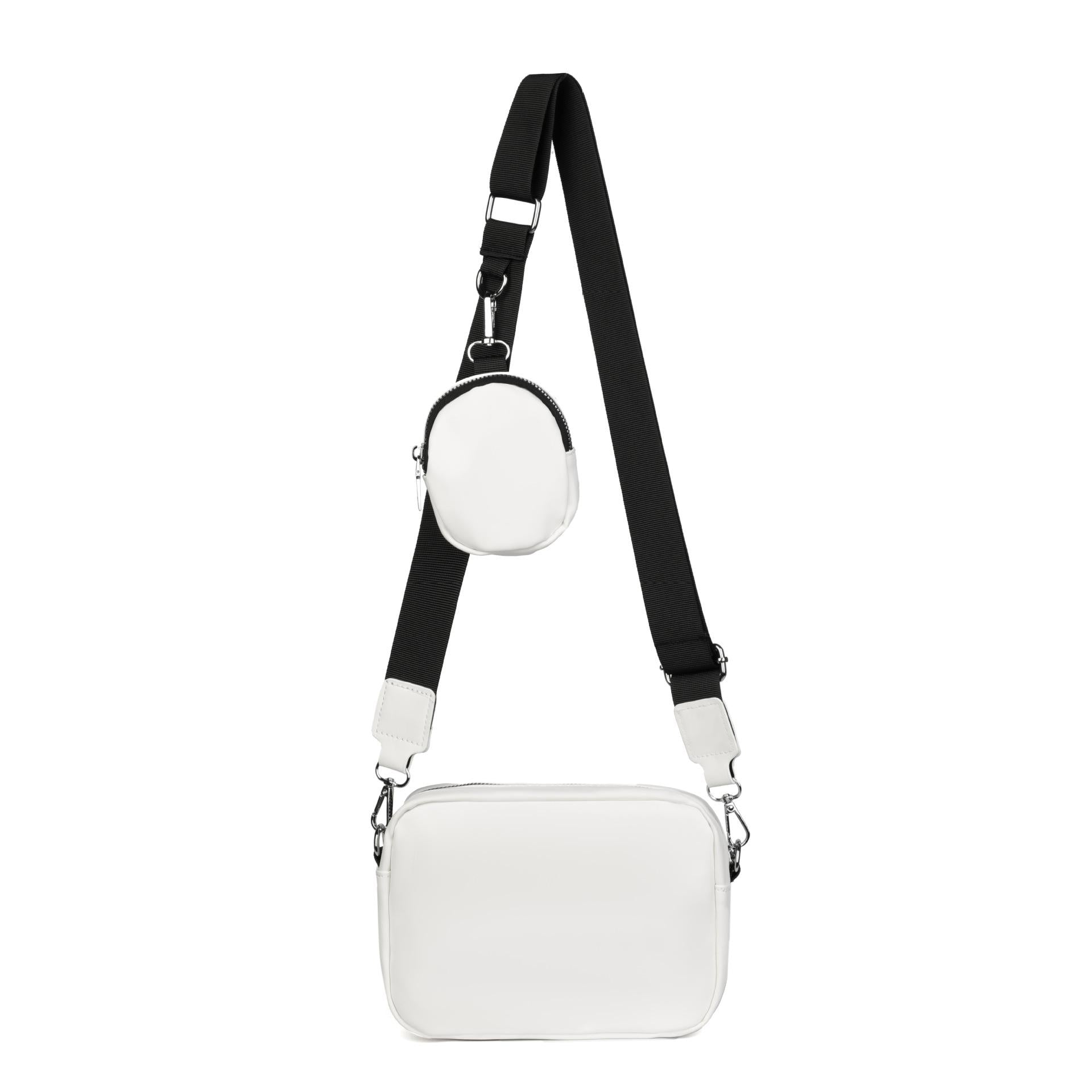 Black Solid One Handle Sling Bag
