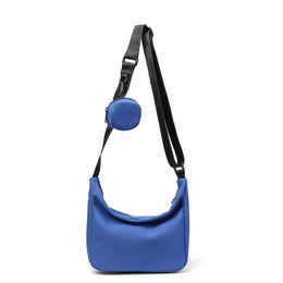 Black Solid One Handle Sling Bag