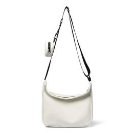 Black Solid One Handle Sling Bag