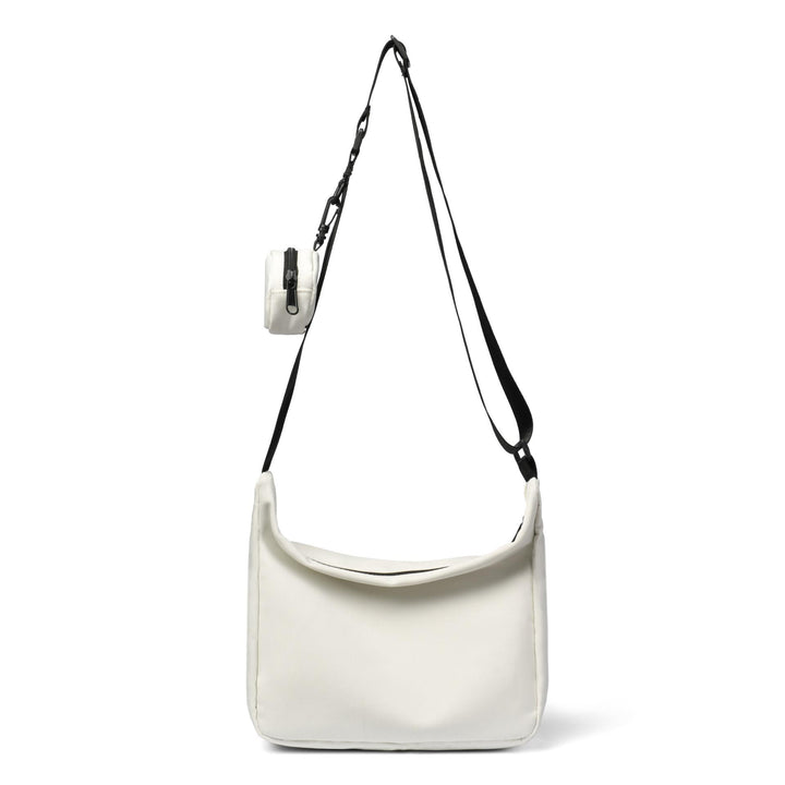 Black Solid One Handle Sling Bag