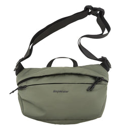 Grey Solid Crossbody Sling Bag