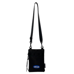 Black Solid Crossbody Sling Bag