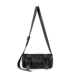Black Solid One Handle Sling Bag