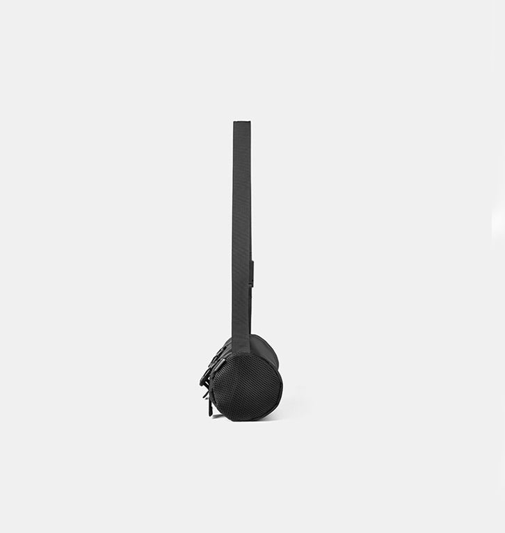 Black Solid One Handle Sling Bag