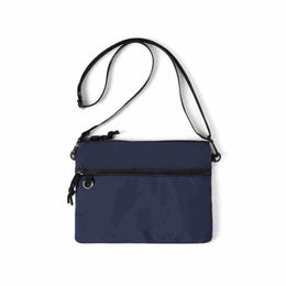 Black Solid One Handle Sling Bag