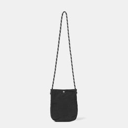 Black Solid One Handle Sling Bag
