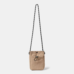 Black Solid One Handle Sling Bag