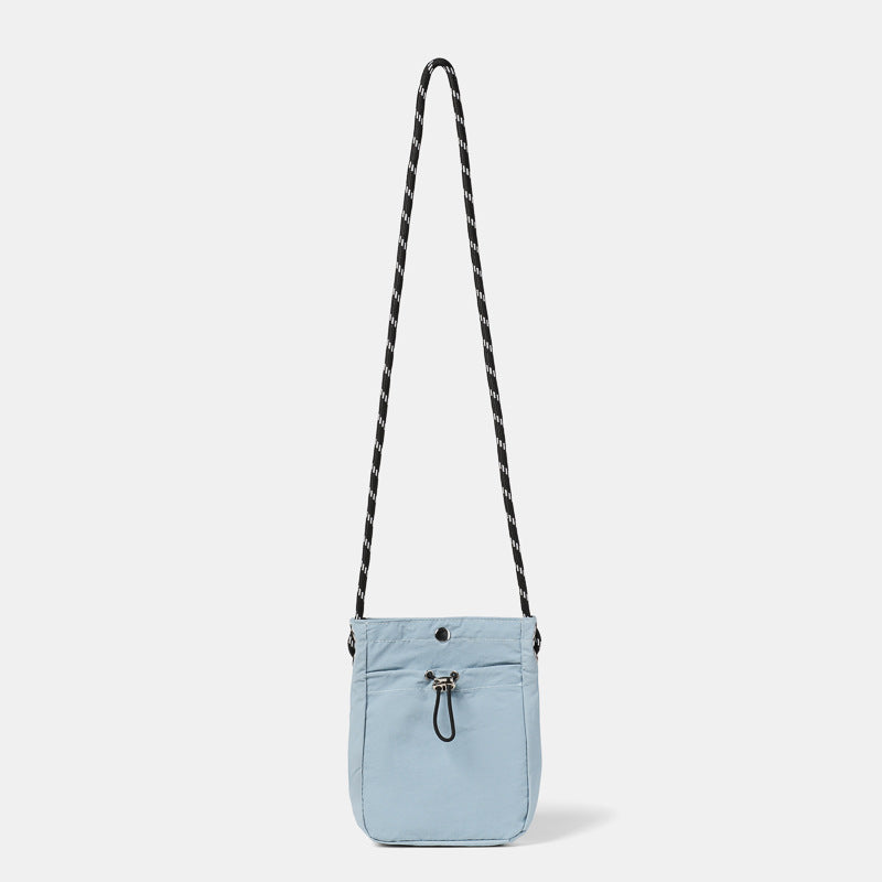 Black Solid One Handle Sling Bag