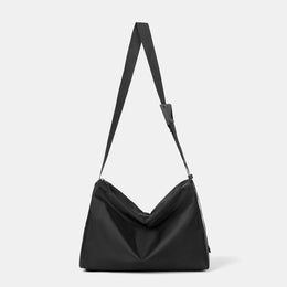 Black Solid One Handle Hobo Bag