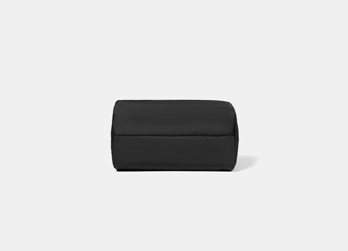 Black Solid One Handle Hobo Bag