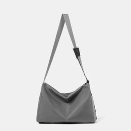 Black Solid One Handle Hobo Bag