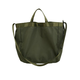Green Solid Shopper Tote Bag