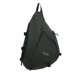 Green Solid Crossbody Sling Bag