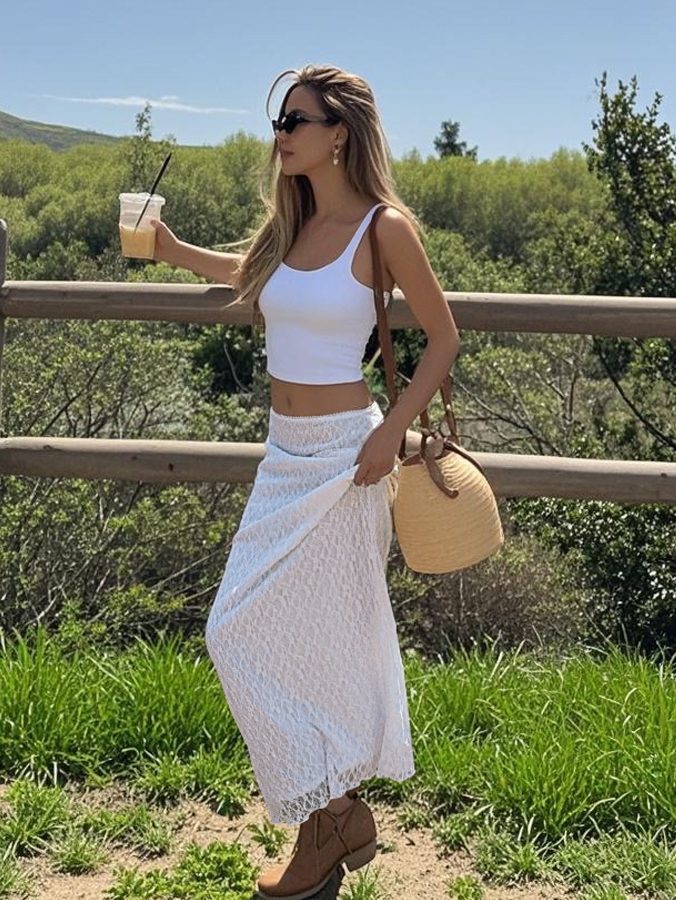 Self Designed A-Line Maxi Skirt