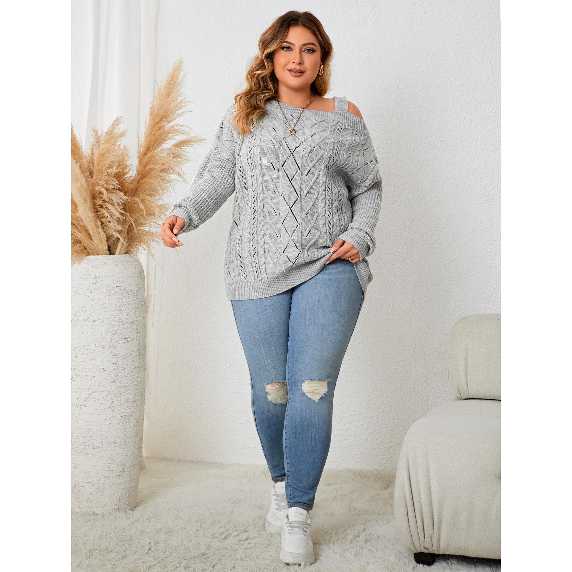Women Cable Knit Pullover