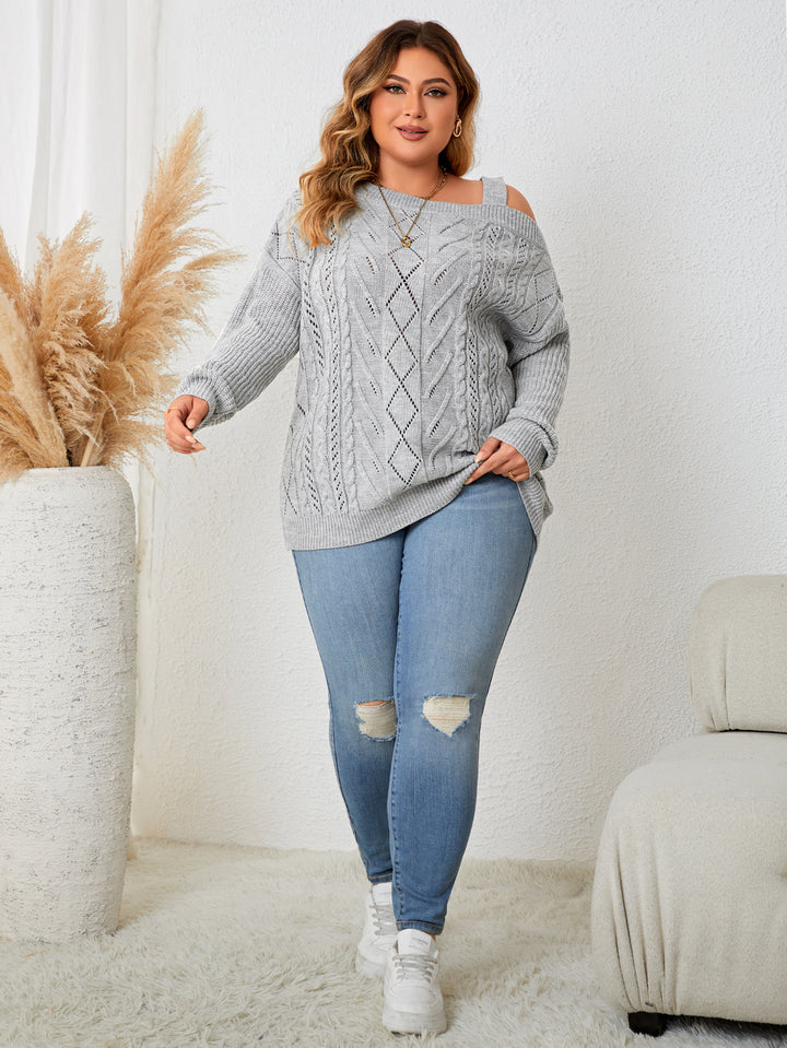Women Cable Knit Pullover