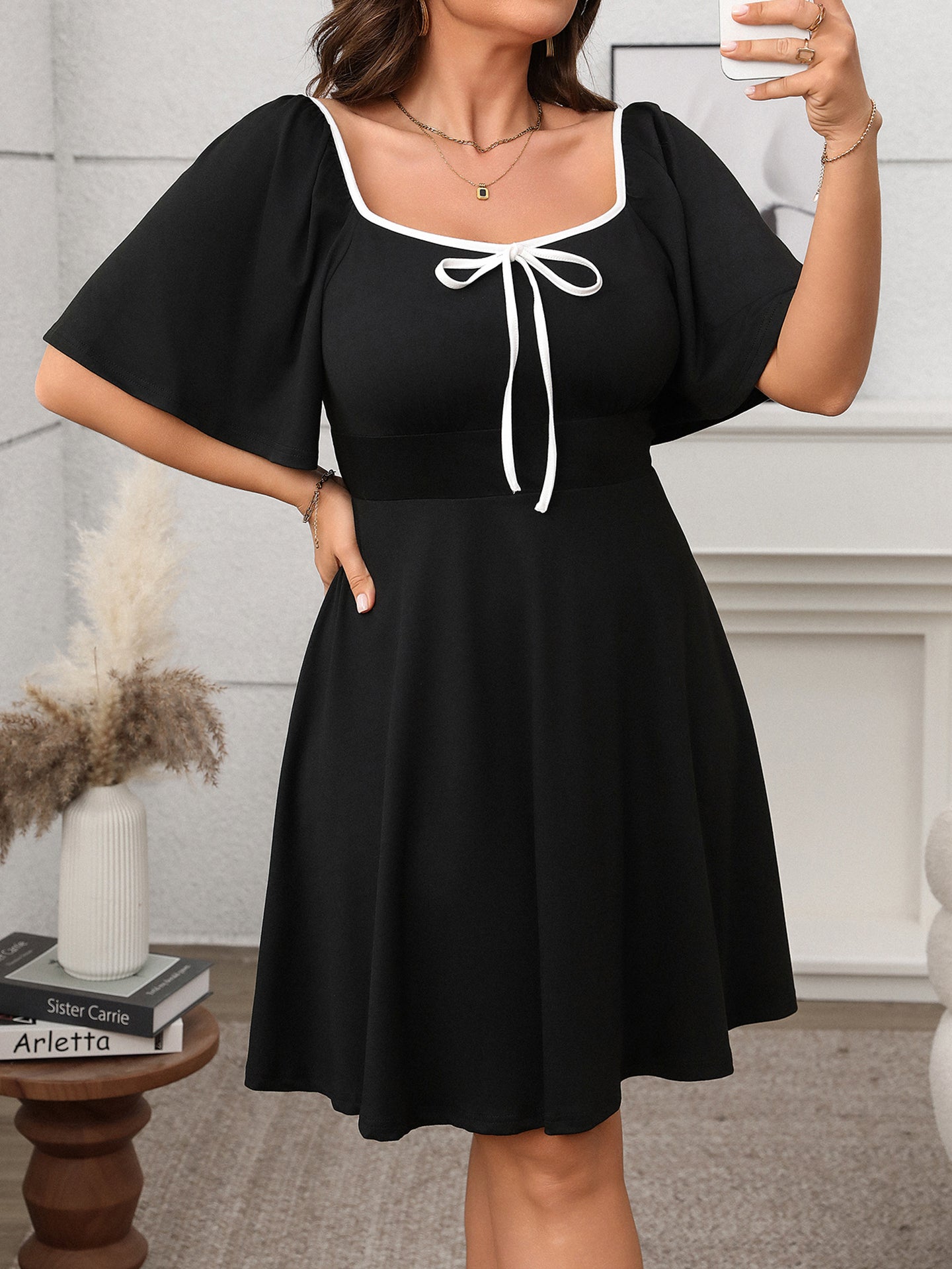 Women Fit & Flare Midi Dress