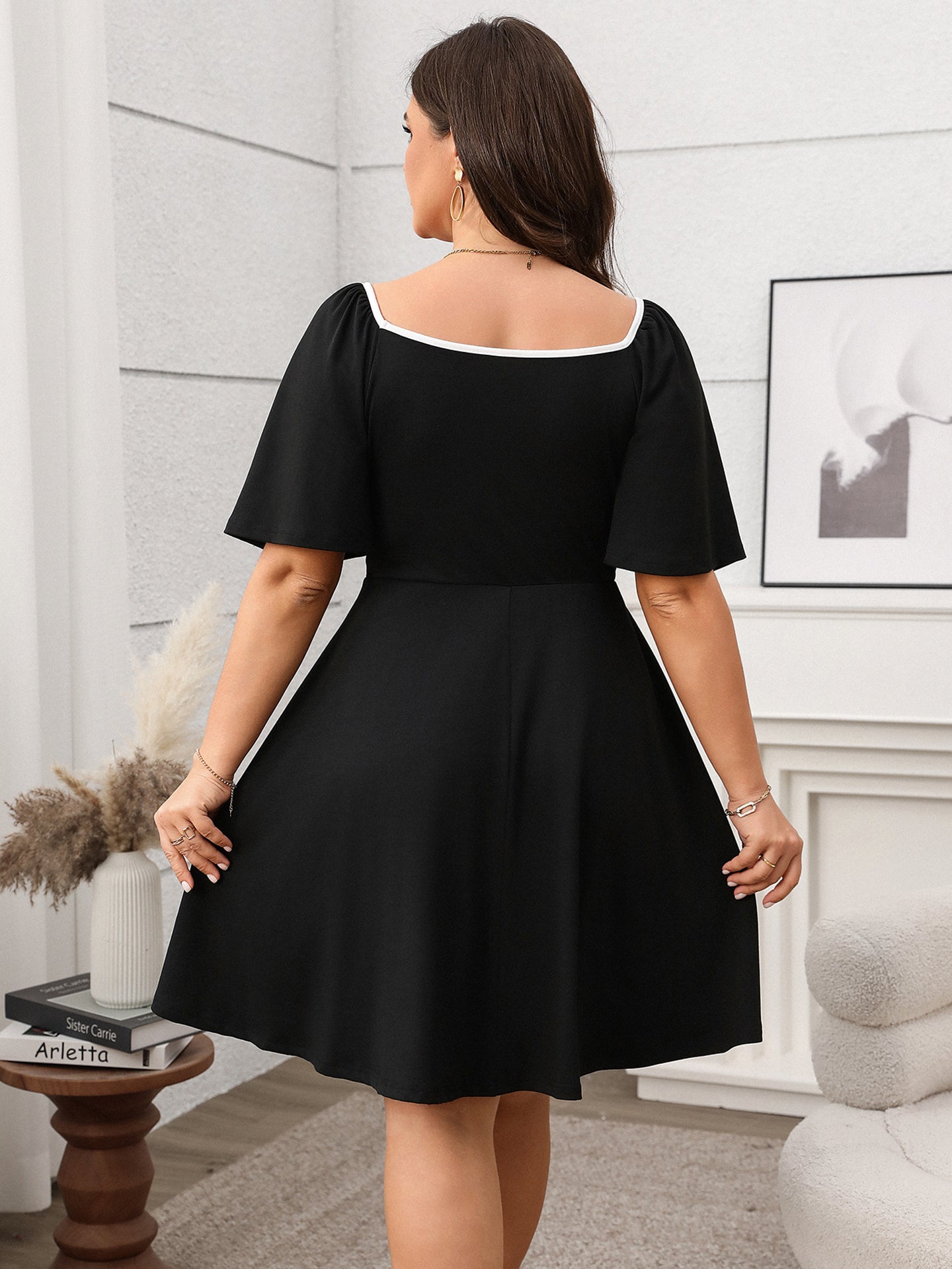 Women Fit & Flare Midi Dress