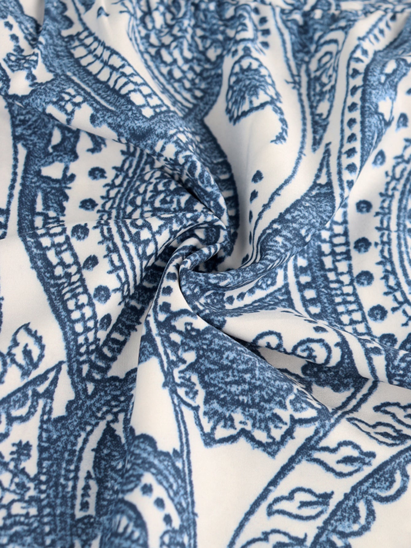 Printed A-Line Maxi Skirt