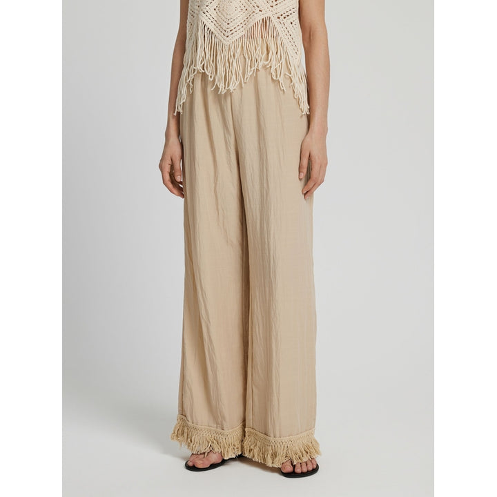 Women Straight Fit Parallel Trousers