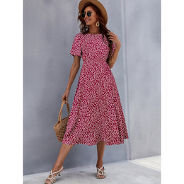 Women Printed Fit and Flare Dress