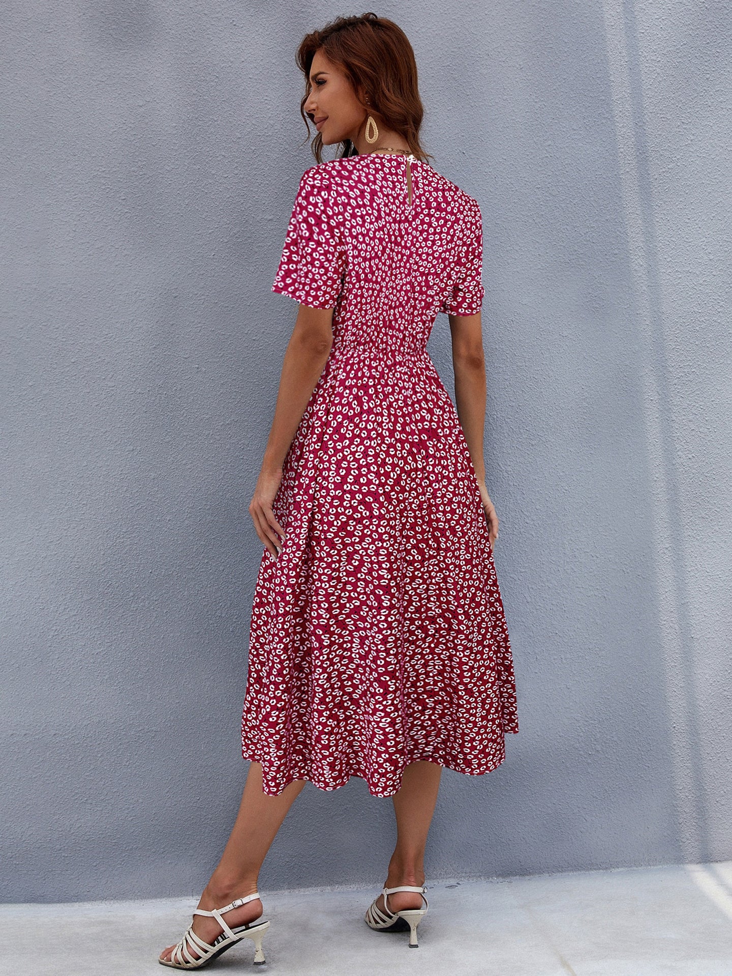Women Printed Fit and Flare Dress