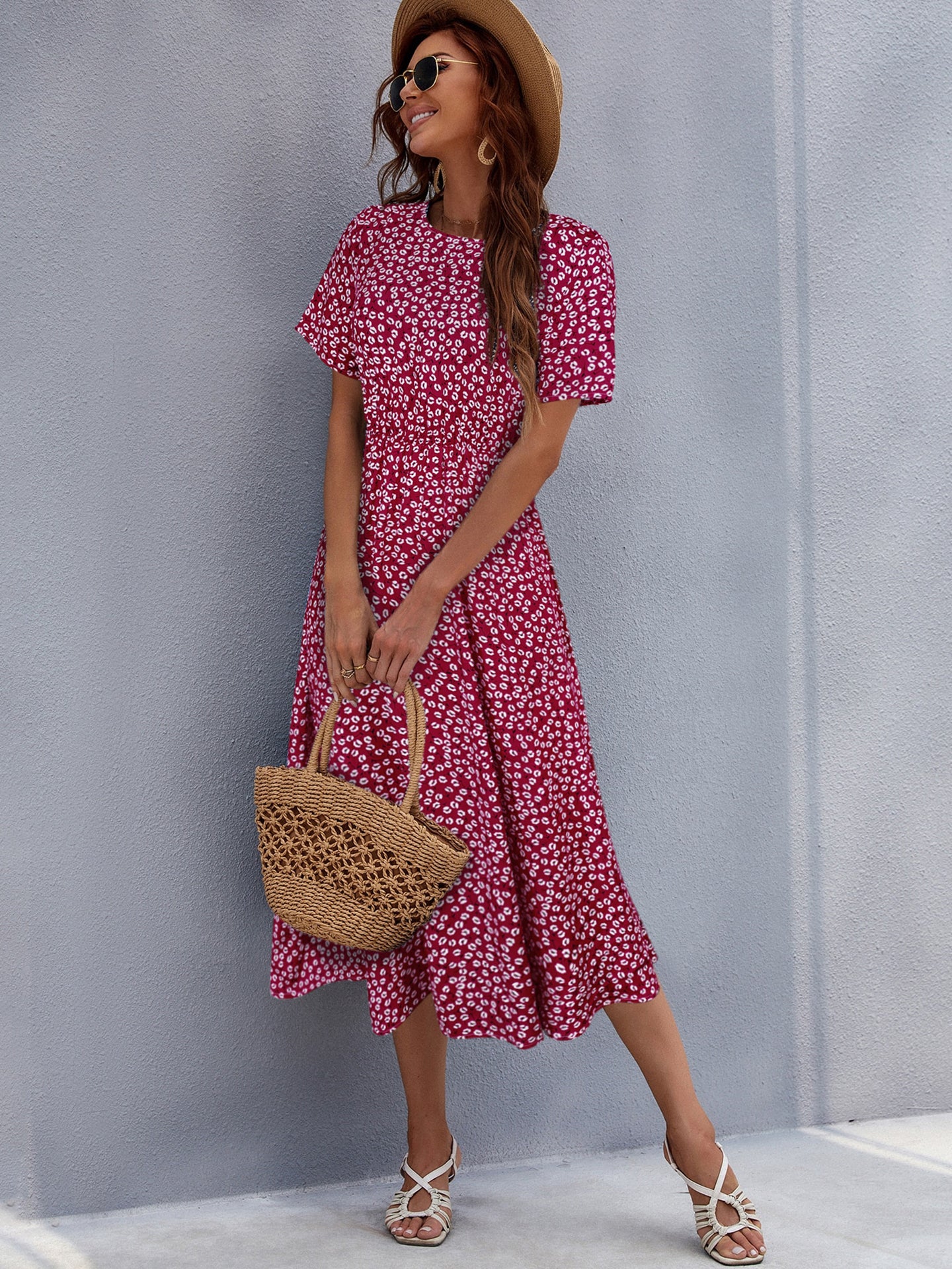 Women Printed Fit and Flare Dress