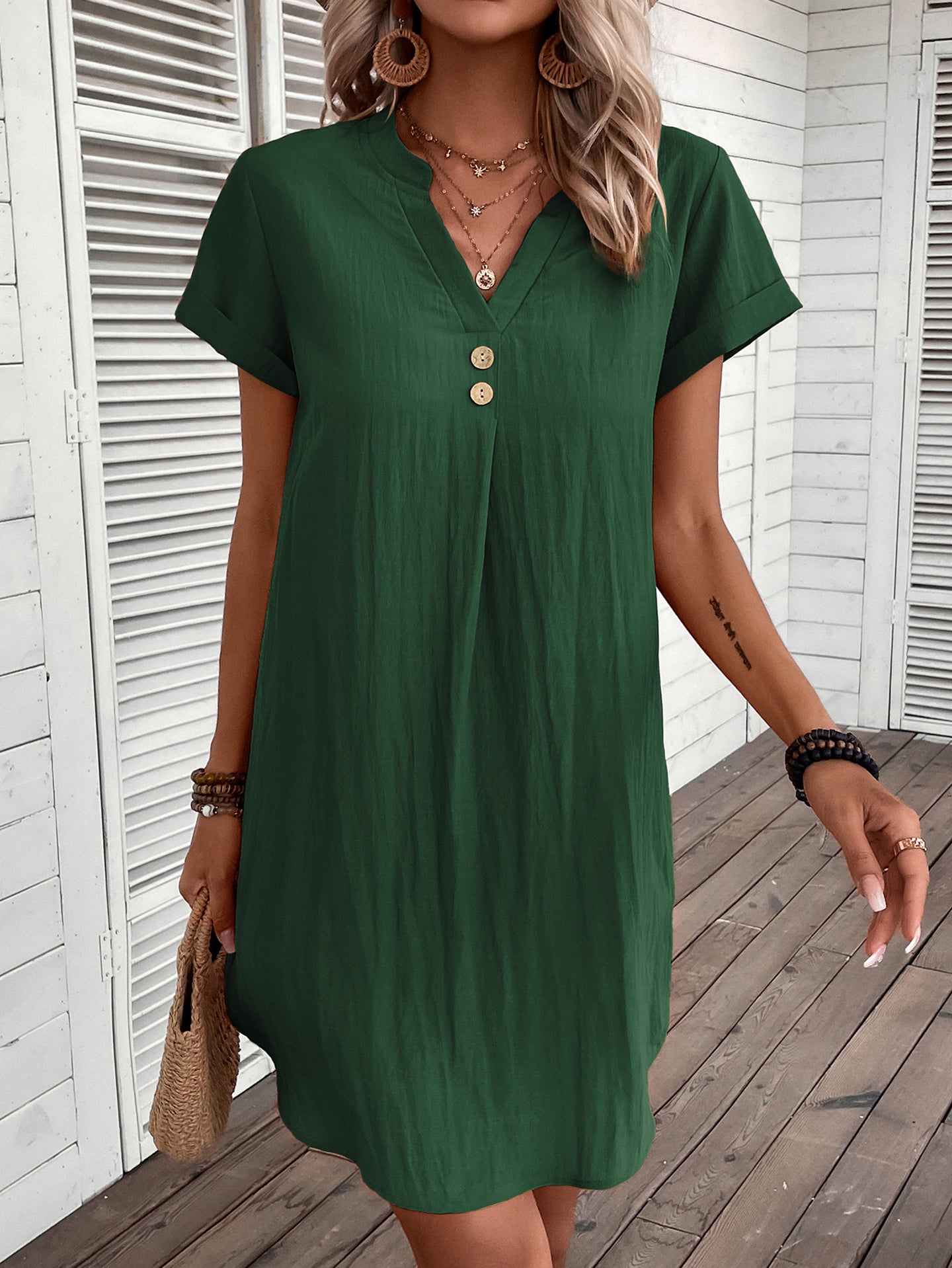 A-Line Midi Dress